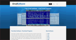 Desktop Screenshot of emailsoftwarepro.com